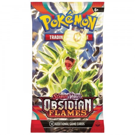 Pokemon Scarlet & Violet: Obsidian Flames Booster kortų papildymo pakuotė 1 vnt.
